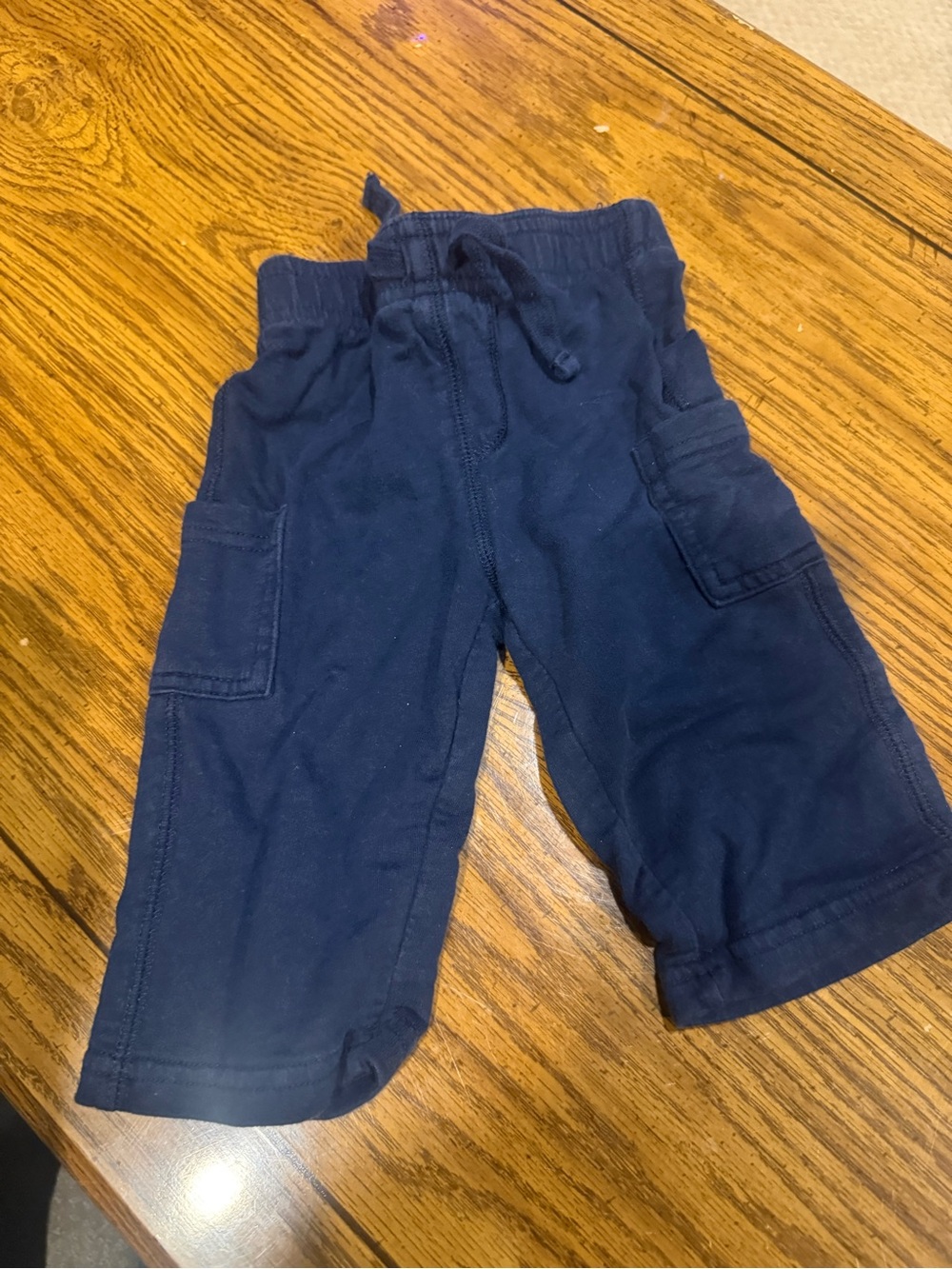 6 for $10 Toddler Navy Cargo Drawstring Pants